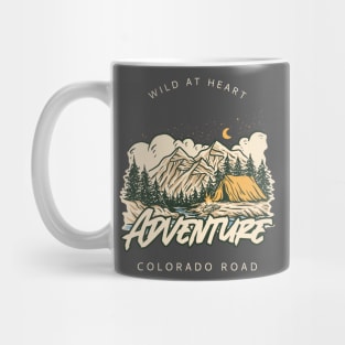 Camping life, camping vintage, be adventurous apparel Mug